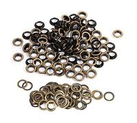 Ojales Ojales Herramienta de Ajuste de Bronce Negro Oro Ronda DIY Ropa Decroation Reemplazo de Accesorios(10mm 100sets)