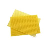 ojas de Cera de Abejas 100 hojas de cera abejas for velas panal bricolaje, suministros for manualidades laminada pura