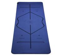 Ojas Esterilla de Yoga Professional 183x0,5x61 cm TPE Líneas posturales Capital Sports