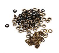 Ojetes de Latn Antiguo Ojetes Retros Ojetes con Arandelas para Artesana de Cuero DIY Costura(8mm 100uds)