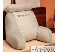 OJHFJMGH Cojín para el Respaldo, Almohadas Grandes for Respaldo y Cintura, Triangulares, for Leer Relajarse en el sofá; se Pueden Quitar Lavar(Blue,55 * 50CM)