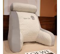 OJHFJMGH Cojín para el Respaldo, Almohadas Grandes for Respaldo y Cintura, Triangulares, for Leer Relajarse en el sofá; se Pueden Quitar Lavar(Cat,60 * 50CM)