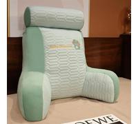 OJHFJMGH Cojín para el Respaldo, Almohadas Grandes for Respaldo y Cintura, Triangulares, for Leer Relajarse en el sofá; se Pueden Quitar Lavar(Dinosaur,65 * 60CM)