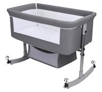 OJHFJMGH Moisés para bebés, Moisés for bebé, Cuna for Dormir Junto a la Cama, moisés con Cuna de curvatura Grande, moisés Junto a la Cama Ajustable en Altura con mosquitera for recién Nacidos