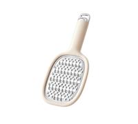 OJHFJMGH Rallador, Rallador de Queso, fregador de Patatas Multifuncional, rallador de limón, rallador de Queso de Doble Cara for Cocina(White)