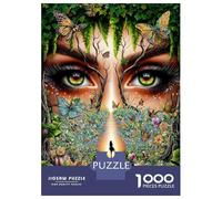 Ojo Bosque Camino 1000 Piezas Puzzle para Adultos Reino Encantado Puzzle Premium, Cartón Reciclado - Reto Educativo Chulo, Juego En Casa, Regalo Ideal para Niños Principiantes 70x50cm/1000pcs