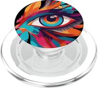 Ojo - Colorido - Una mirada cautivadora PopSockets PopGrip para MagSafe