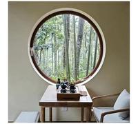 Ojo de buey circular de 360°, aleación de aluminio con vidrio templado, rotación de montaje empotrado para casas móviles, casas de árbol y espacios al aire libre