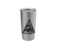 OJO DE DIOS DIVINA DIVINA PROVIDENCIA ILLUMINATI Vaso térmico de acero inoxidable de doble pared