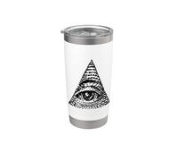 OJO DE DIOS DIVINA DIVINA PROVIDENCIA ILLUMINATI Vaso térmico de acero inoxidable de doble pared