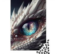 Ojo de Dragón Místico Puzzle de 1000 Piezas Papel para Adultos Estilo Fantasía Relajación Juego Familiar Decoración Regalo Mejora Concentración 70x50cm/1000pcs