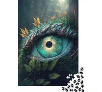 Ojo de Dragón Puzzle de 1000 Piezas Papel para Adultos Estilo Bosque Fantástico Relajante Decoración Regalo 38x26cm/1000pcs