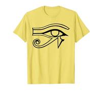 Ojo de Horus Dios Egipcio | Egipto Mitología Antigua Camiseta, Hombre, Limón, XL