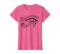 Ojo de Horus Dios Egipcio | Egipto Mitología Antigua Camiseta, Mujer, Rosa Jaspeado, 3XL