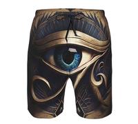 Ojo De Horus Egipcio, Mitología Antigua Hombre Bañadores De Playa Impermeable Bermudas Cortos Forro De Malla Bañadores De Surf S