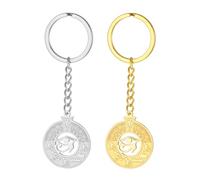 Ojo de Horus Llavero Ankh Cruz Llave de la Vida Escarabajo Llavero Antiguo Egipto Cartucho Amuleto Egipto Símbolo Joyería (plata+oro)