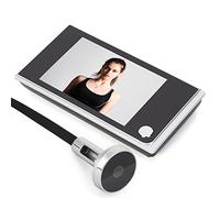 Ojo de Puerta Cámara WiFi Mirilla para Puerta Delantera 3,5 Digital LCD 120 Grados Mirilla Visor Foto Visual Electrónica Ojo de Gato