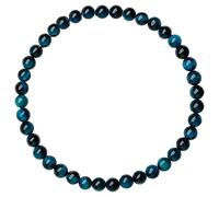 Ojo de tigre, Tobillera Ojo de Tigre Azul, 9,45 pulgadas, 4/6 mm, calidad de grado A, tobillera con cuentas, (Tobillera Ojo de Tigre Azul,6MM)