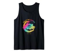 Ojo del Cosmos - Luna mística vintage y arte ocular Camiseta sin Mangas