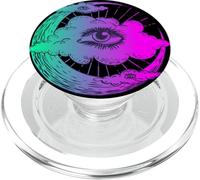Ojo del Cosmos - Luna mística vintage y arte ocular PopSockets PopGrip para MagSafe