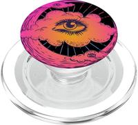 Ojo del Cosmos - Luna mística vintage y arte ocular PopSockets PopGrip para MagSafe