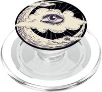 Ojo del Cosmos - Luna mística vintage y arte ocular PopSockets PopGrip para MagSafe