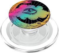 Ojo del Cosmos - Luna mística vintage y arte ocular PopSockets PopGrip para MagSafe