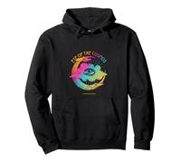 Ojo del Cosmos - Luna mística vintage y arte ocular Sudadera con Capucha