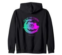 Ojo del Cosmos - Luna mística vintage y arte ocular Sudadera con Capucha