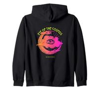 Ojo del Cosmos - Luna mística vintage y arte ocular Sudadera con Capucha