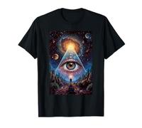 Ojo Galáctico Cosmic Stargaze Mountain Vision All Seeing Camiseta