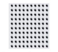 Ojo Holográfico para Señuelos de Pesca, Talla 8 mm Plateado, Ojo Reflectivo para Atar Moscas, Diseño Brillante para Pescadores Principiantes y Profesionales