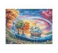 Ojo Misterioso Puzzle 500 Piezas Obra De Arte Premium Rompecabezas Familiar para Adultos Aliviar Estrés Decoración Hogar Moderno 500 PCS