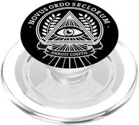Ojo Que Todo lo ve, Dios, Símbolo, Pirámide, Masón PopSockets PopGrip para MagSafe