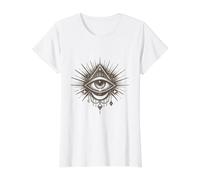 Ojo Que Todo lo ve símbolo misticismo esotérico Vintage Camiseta gráfica económica