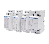 OJOPOV Contactor de CA Mini para Uso doméstico, riel DIN, NCH8, 20 A, 25 A, 40 A, 63 A, 1 NA, 1 NC, 2 NA, 2 NC, 4 NA, 220 V, 230 V, 400 V, 63/22, 63/40, 40/40, 40/22(25A 1NO 1NC)