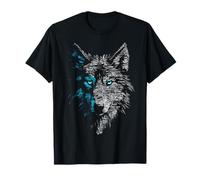 Ojos Azules de Lobo Camiseta