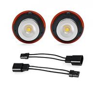 Ojos de Angel Luces,LED Faros Angel Eyes 2 luces LED de posición Angel Eyes Uso apto para coche, colores para E53, E60, E61, E87, 04-06, E39, 01-03, E83, 02-08, 630Ci, 645Ci, 650i, M6, 04-07(Blue)