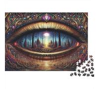 Ojos de asombro Puzzle 1000 Piezas Papel Reciclado para Adultos Puzzle para Adultos Juego Familiar Divertido Imposible difícil desafiante Excelente Idea de Regalo 70x50cm/1000pcs