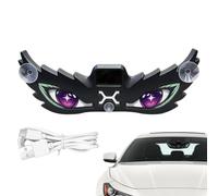 Ojos De Coche Con Ventosas, LED De Energía Solar, Energía Solar Dinámica | Luz solar LED para coche, para sedán, camión, caravana, autobús, ventana trasera delantera, conducción nocturna