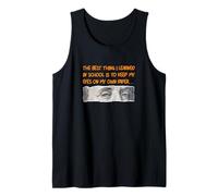 Ojos de Color Naranja en su Propio Papel gráfico Naranja Camiseta sin Mangas
