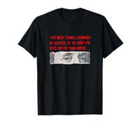 Ojos de Color Rojo en su Propio Papel gráfico Rojo Camiseta