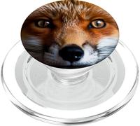 Ojos de Nariz de Zorro Curioso PopSockets PopGrip para MagSafe