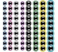 Ojos de peluche para ganchillo - Oso de peluche DIY, 80 piezas 10-30 mm, seguridad para animales, ojos de muñeca con botones transparentes, gran artesanía de ganchillo para marionetas, o