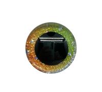 Ojos de seguridad con purpurina 16-35 mm redondos 3D | Gama de varios tamaños, instalación de bloqueo seguro, uso de juguetes de peluche/peluches/muñecas
