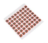 Ojos de señuelo de pesca holográficos 3D para atar moscas, calcomanías de 6 mm, 8 mm, 10 mm, 12 mm, de goma suave, reflectantes, realistas, 4 tamaños, 3 colores (10 mm, rojo)
