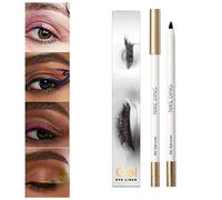ojos en gel | ojos en gel que no mancha para mujeres maduras - Gel Liner Ropa Larga Con Sacapuntas Altos Tonos Pigmentados Negro Marrón para Mujer Eayoly