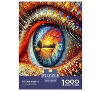 Ojos encantadores Rompecabezas 1000 Piezas Alumnos Artificiales Estéticos Y Desafiantes Decoración del Hogar Regalos para Mujeres, Regalos para Hombres para Adultos Y Niños Mayores 70x50cm/1000pcs