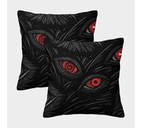 Ojos Extraños Funda De Almohada Impresa 3D para Mujeres, Transpirable Y Lavable, con Diseño Elegante para Decorar Cama Y Salón 45x45cm