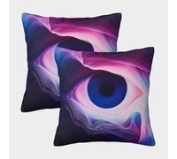 Ojos Fundas De Almohada Resumen Art Cojines Decorativos Impresos En 3D,para Sofá Cama 50x50cm 2 Paquetes